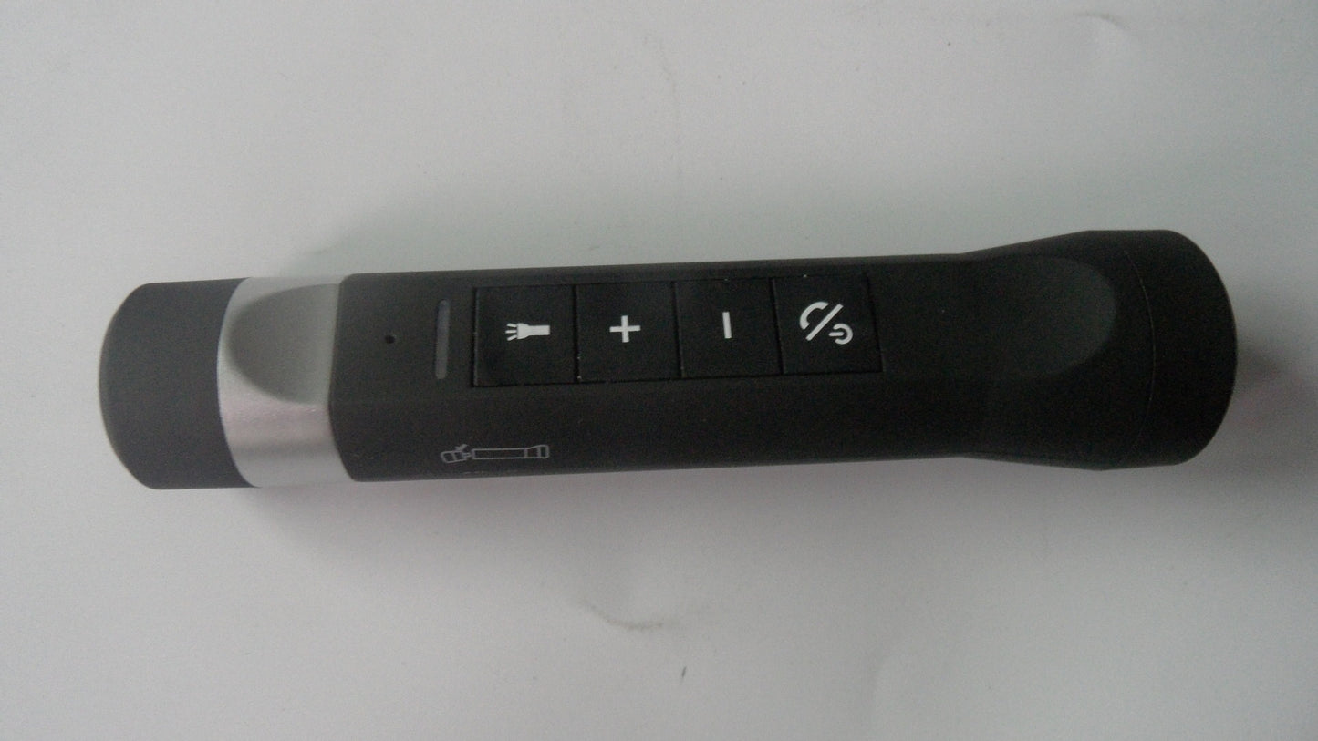 Bluetooth sykkelhøyttaler med lommelykt