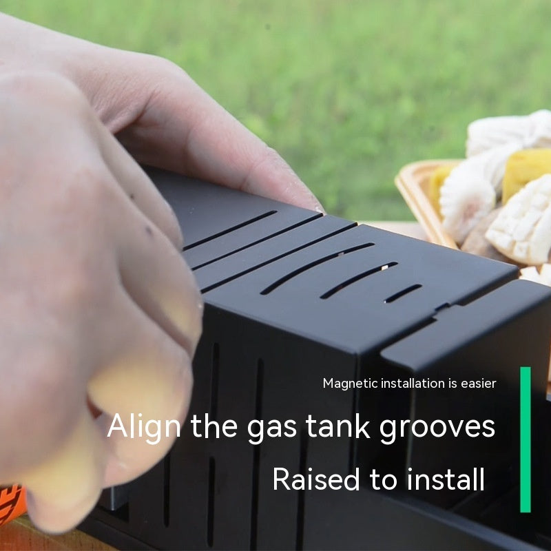 Snerten sammenleggbar gasskomfyr for utendørs bruk