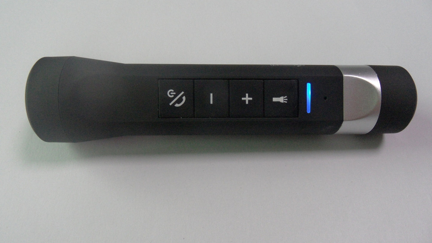 Bluetooth sykkelhøyttaler med lommelykt