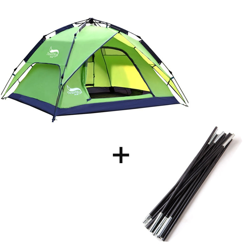 Automatisk lettoppsatt campingtelt