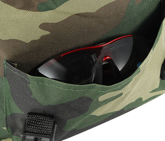 Sammenleggbar ryggsekk og fiskekrakk