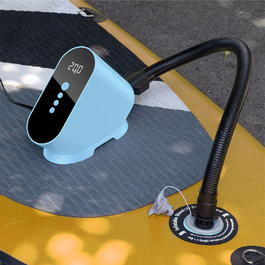 Elektrisk 12 volt luftpumpe til oppblåsbart SUP, surfebrett, kano eller kajakk