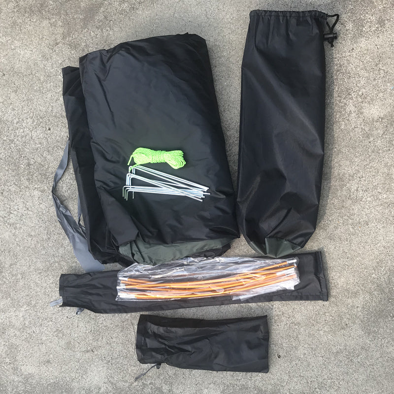 Tre-sesongs ultra lett individuelt soveposeformet telt, vanntett og diskret.