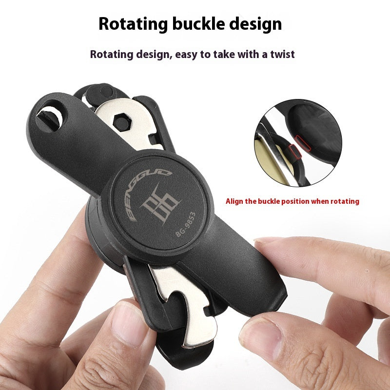 Hendig lite verktøysett for sykkelreparasjon