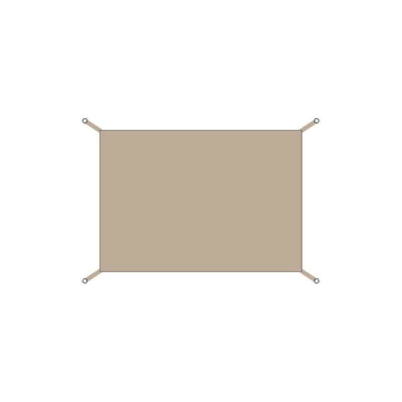 Safaritelt i brannsikker vanntett bomull - oppblåsbart