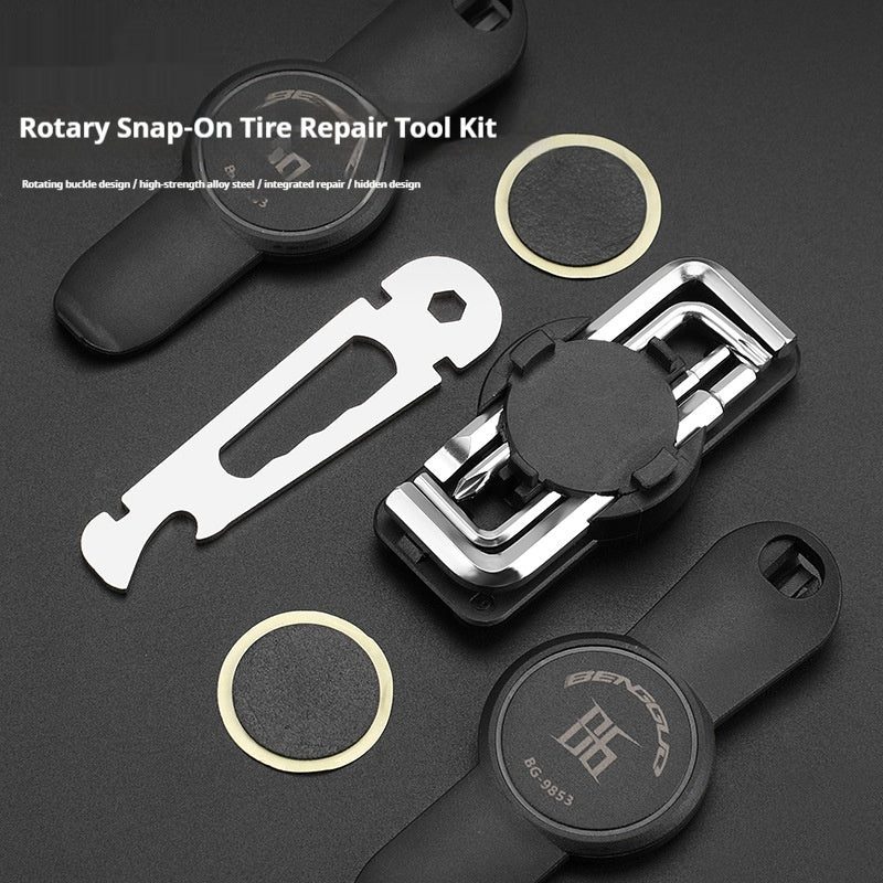 Hendig lite verktøysett for sykkelreparasjon