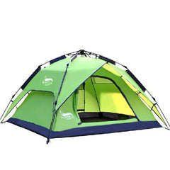 Automatisk lettoppsatt campingtelt med regncover