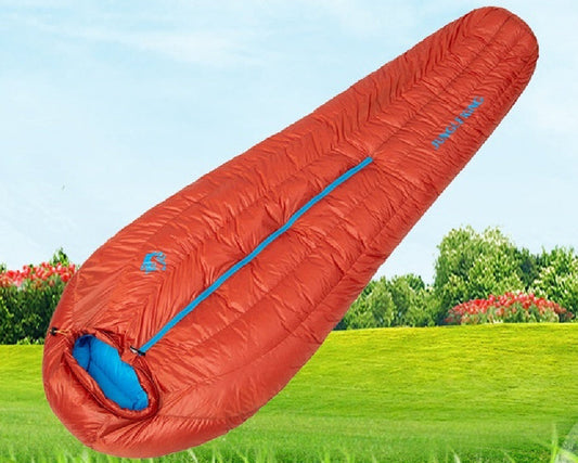 Solid og god sovepose med andedun for kalde netter