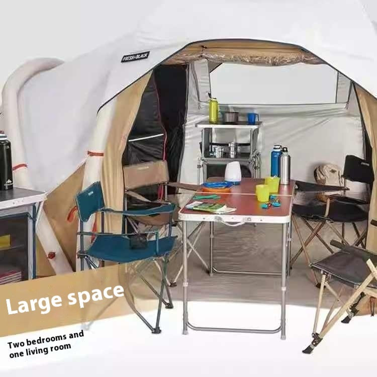 Brannsikkert stort oppblåsbart telt til fire personer