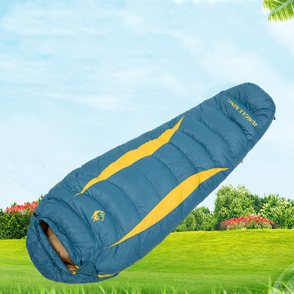 Jungle King sovepose for utendørs camping, fortykket med dunfylt materiale