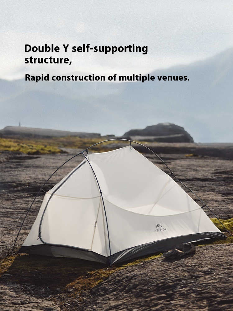 Ultralett profesjonelt turtelt for eventyrere og fjellvandrere, veier kun 1,4 kg