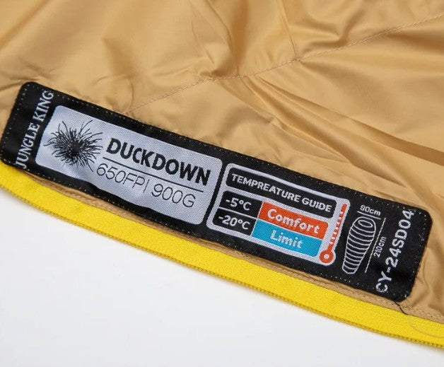 Jungle King sovepose for utendørs camping, fortykket med dunfylt materiale