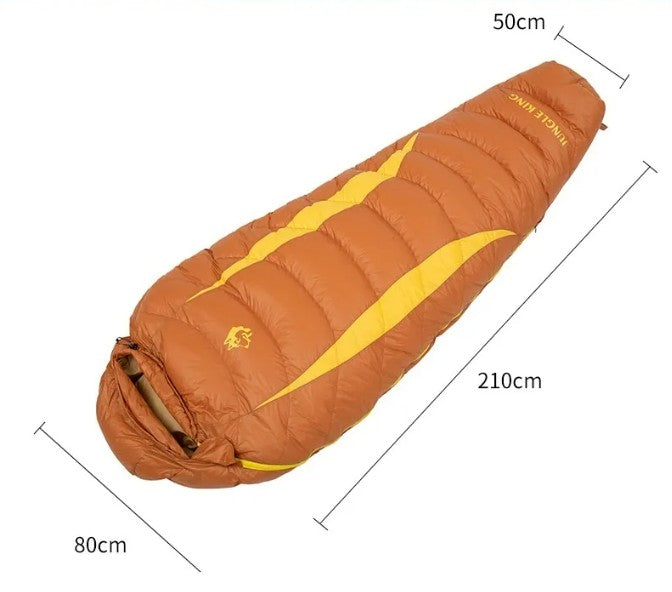 Jungle King sovepose for utendørs camping, fortykket med dunfylt materiale