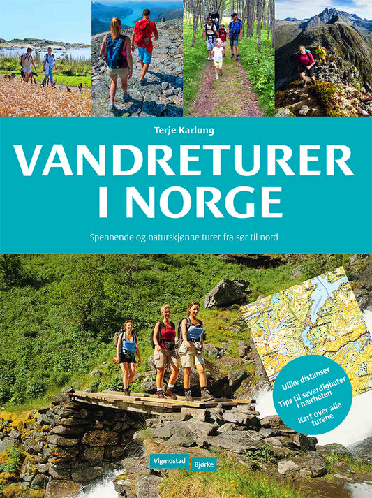 Vandreturer i Norge - fra sør til nord