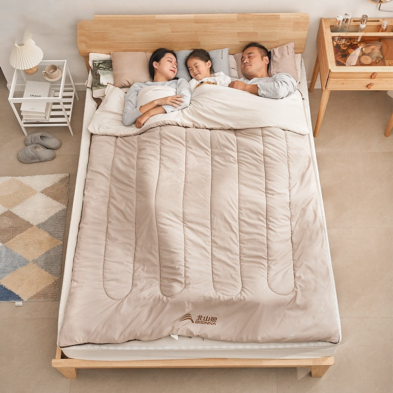 Dobbel sovepose, fortykket med god kuldebeskyttelse