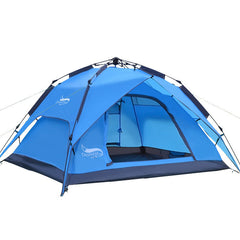 Automatisk lettoppsatt campingtelt med regncover