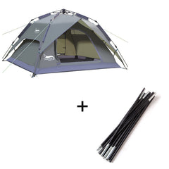 Automatisk lettoppsatt campingtelt med regncover