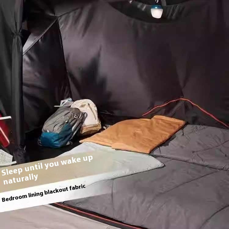 Brannsikkert stort oppblåsbart telt til fire personer